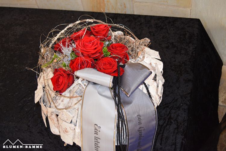 Blumen-Bamme - Trauerdekoration