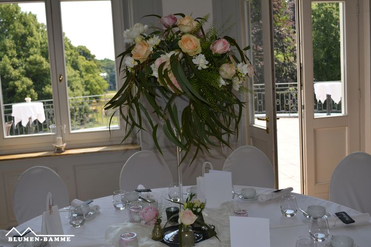 Blumen-Bamme - Tischdekoration