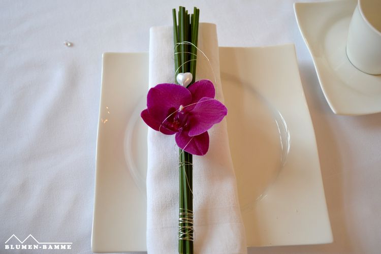 Blumen-Bamme - Tischdeko