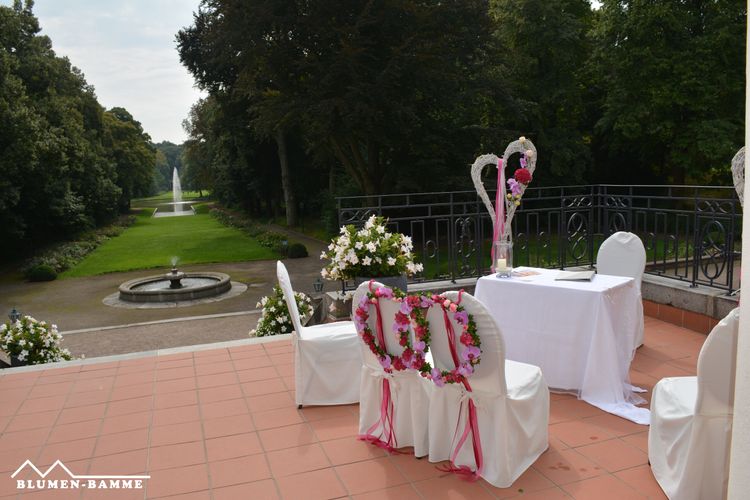 Blumen-Bamme - Hochzeitsdekoration