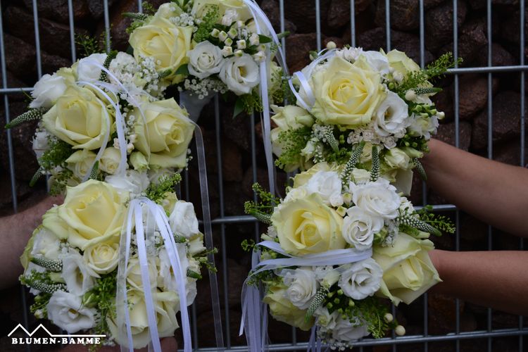 Blumen-Bamme - Hochzeitsdekoration