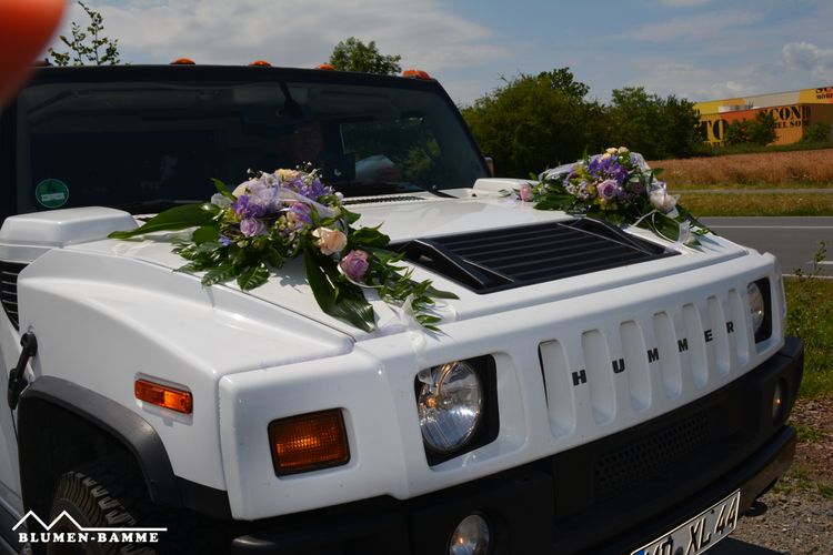 Blumen-Bamme - Hochzeitsdekoration