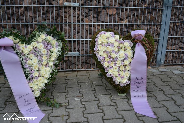 Blumen-Bamme - Trauerdekoration