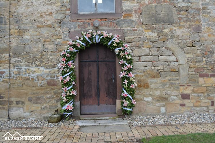 Blumen-Bamme - Hochzeitsdekoration