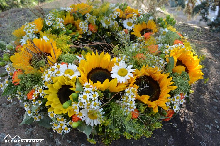 Blumen-Bamme - Trauerdekoration