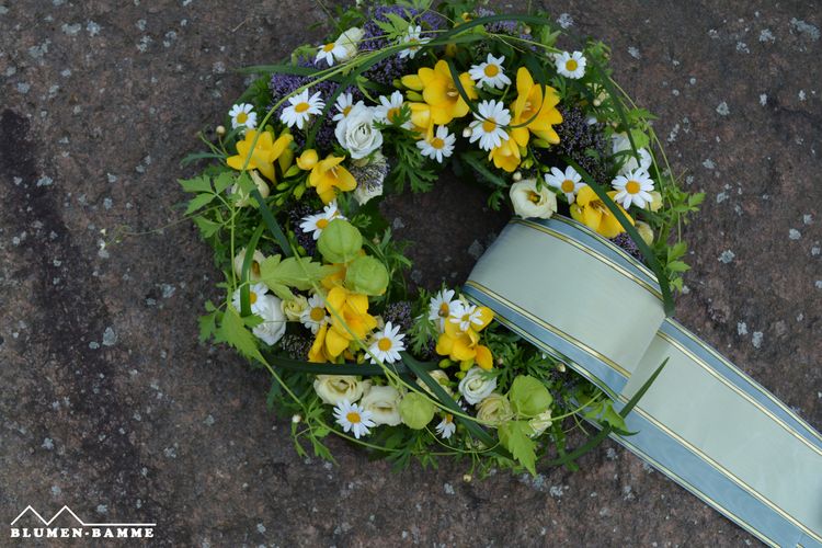 Blumen-Bamme - Trauerdekoration