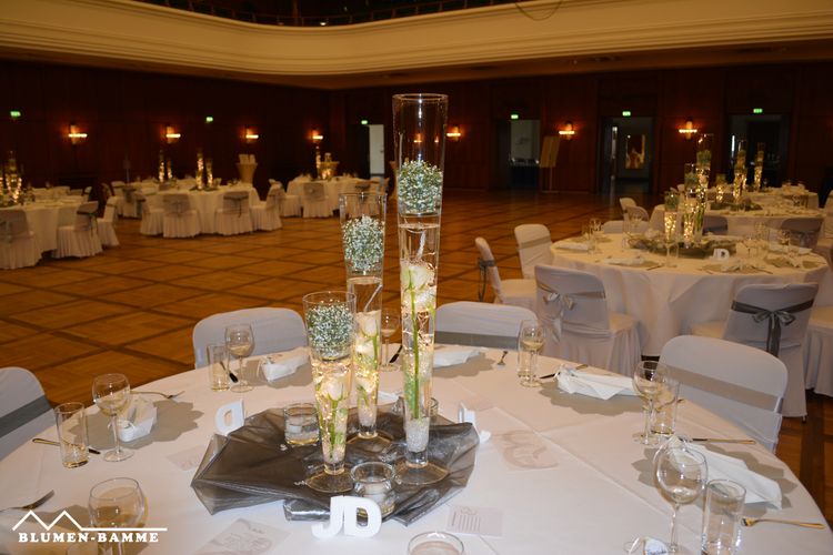 Blumen-Bamme - Tischdekoration