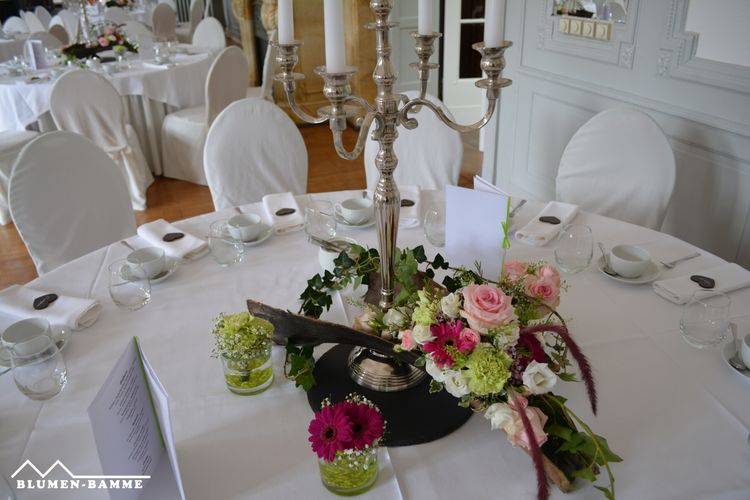 Blumen-Bamme - Tischdekoration