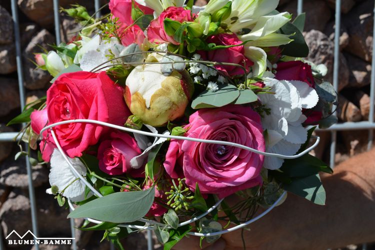 Blumen-Bamme - Hochzeitsdekoration