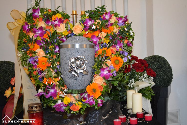 Blumen-Bamme - Trauerdekoration