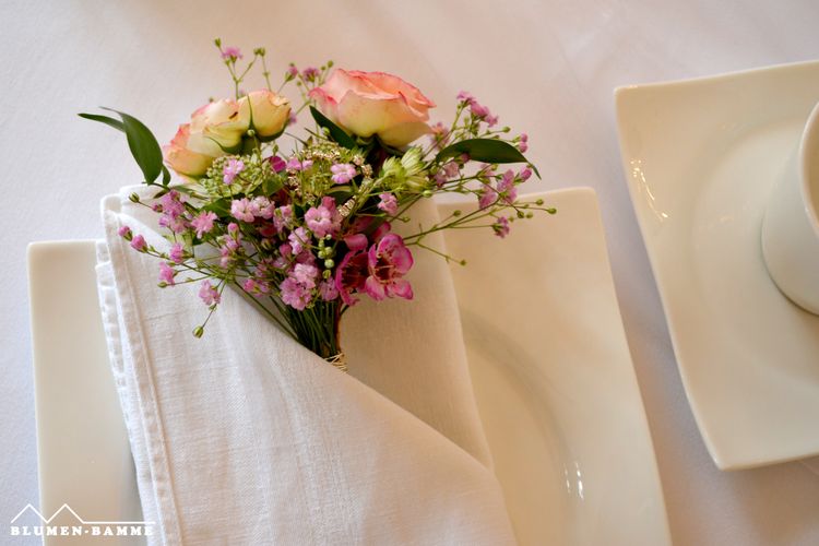 Blumen-Bamme - Tischdeko