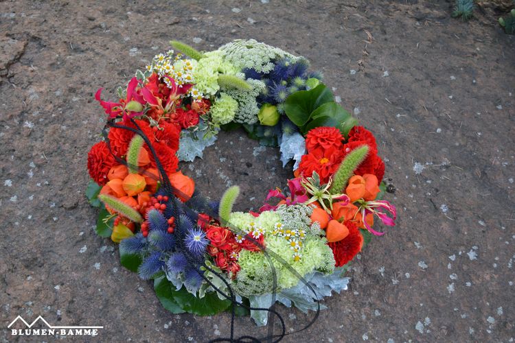 Blumen-Bamme - Trauerdekoration